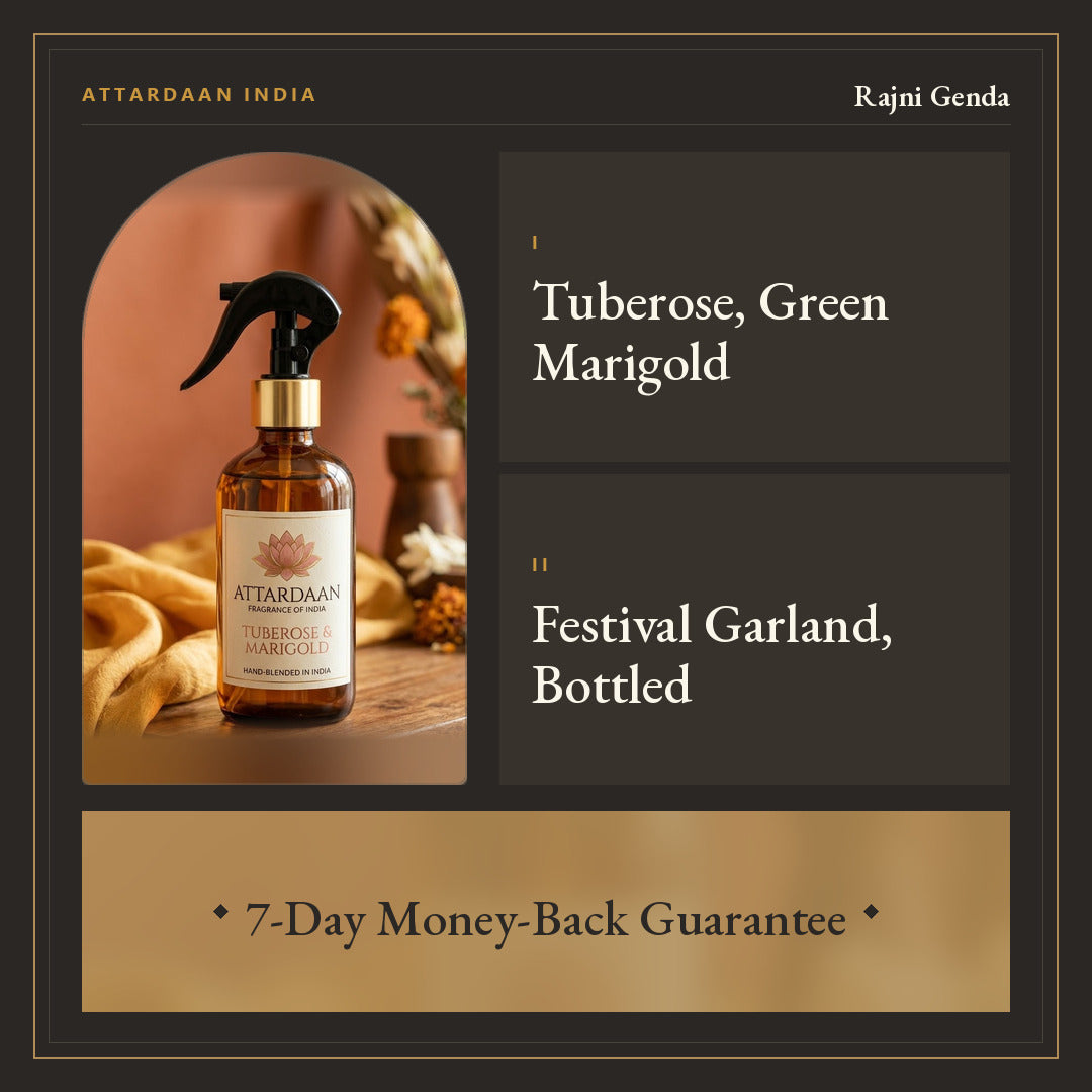Rajni Genda — Tuberose & Marigold Room Spray