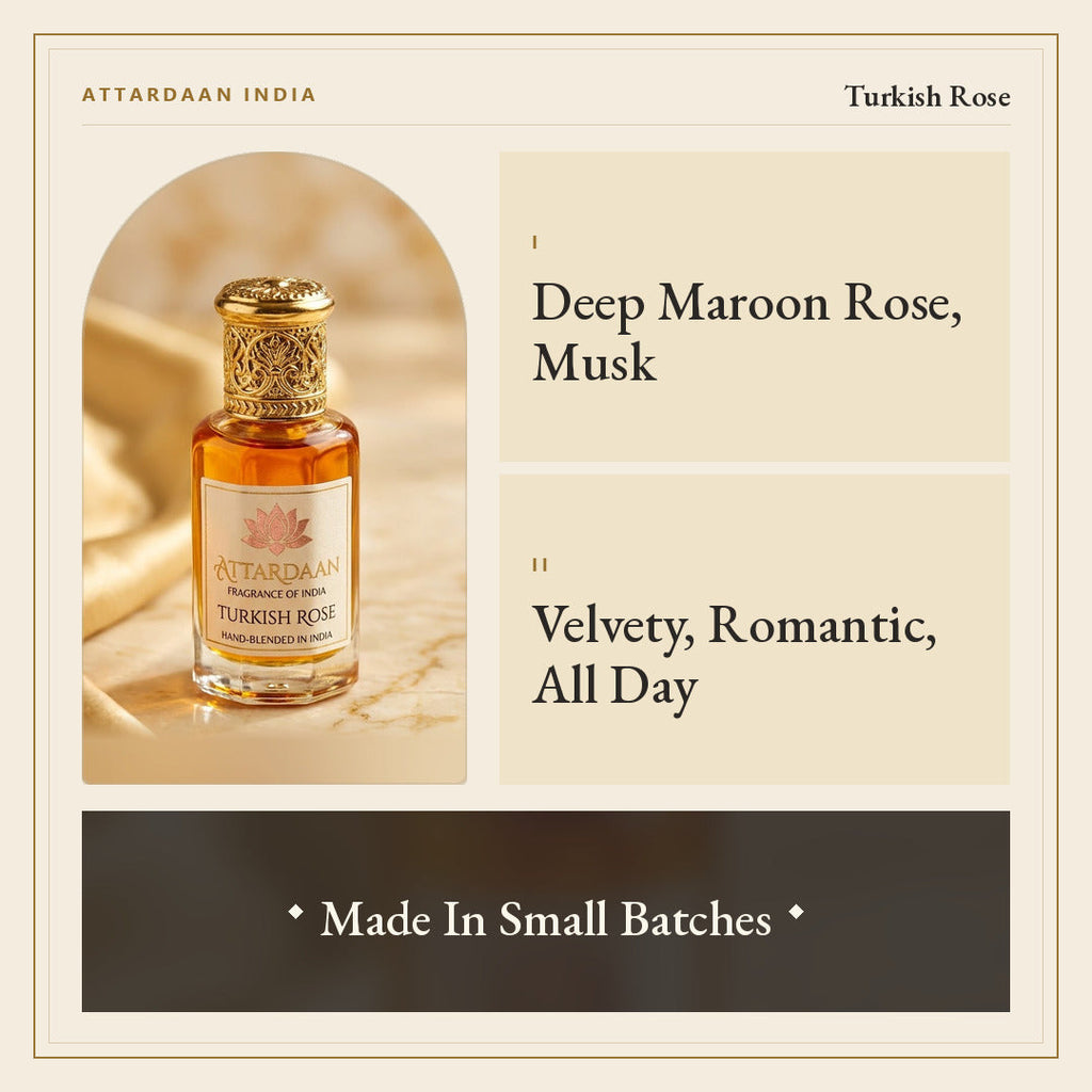 Turkish Rose — Maroon Rose & Musk Attar