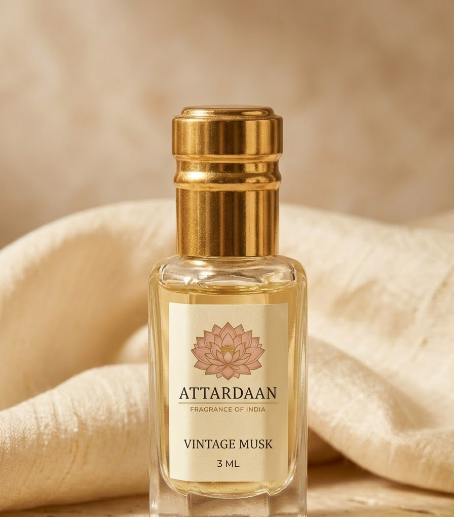 Vintage Musk — Pure Musk Attar — 3 ML bottle — Attardaan India