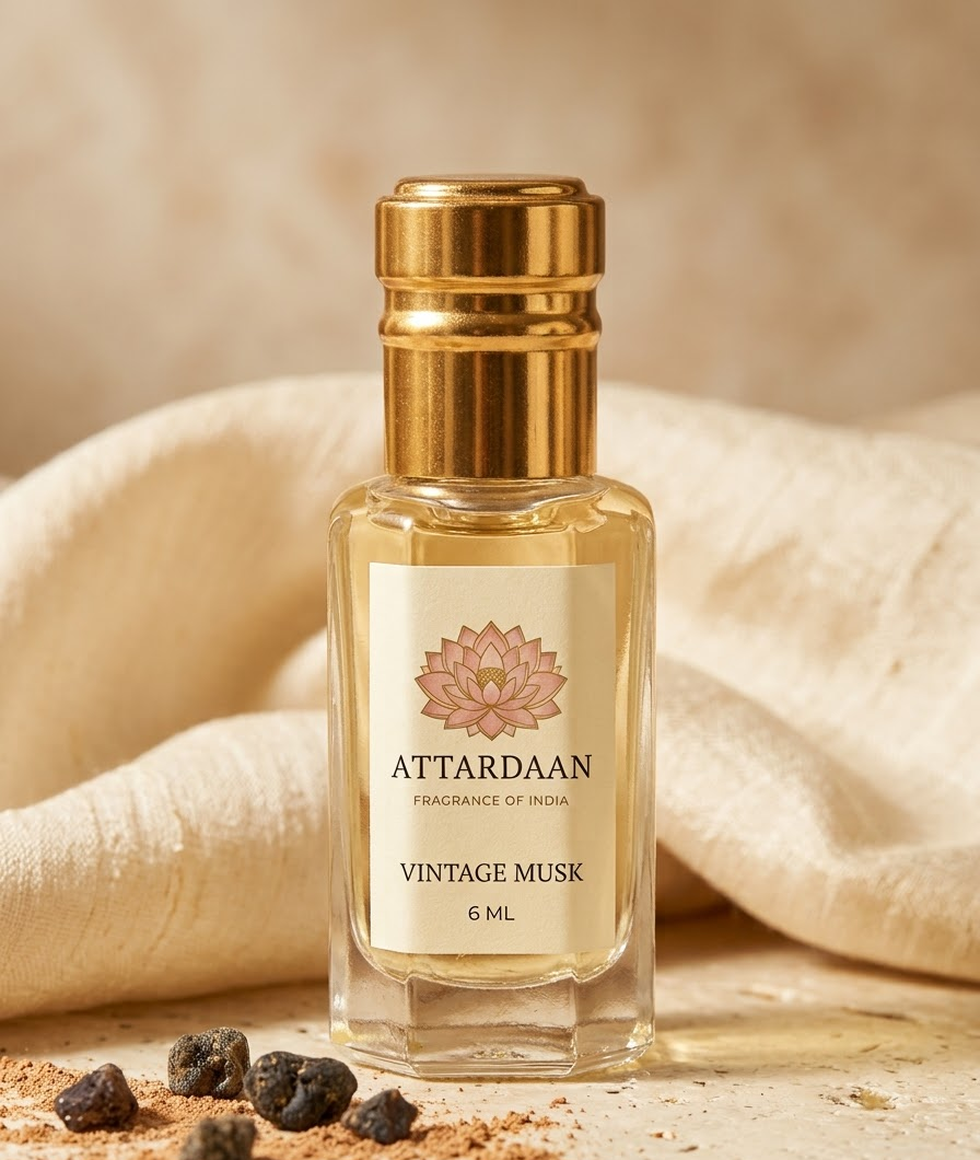 Vintage Musk — Pure Musk Attar — 6 ml bottle — Attardaan India