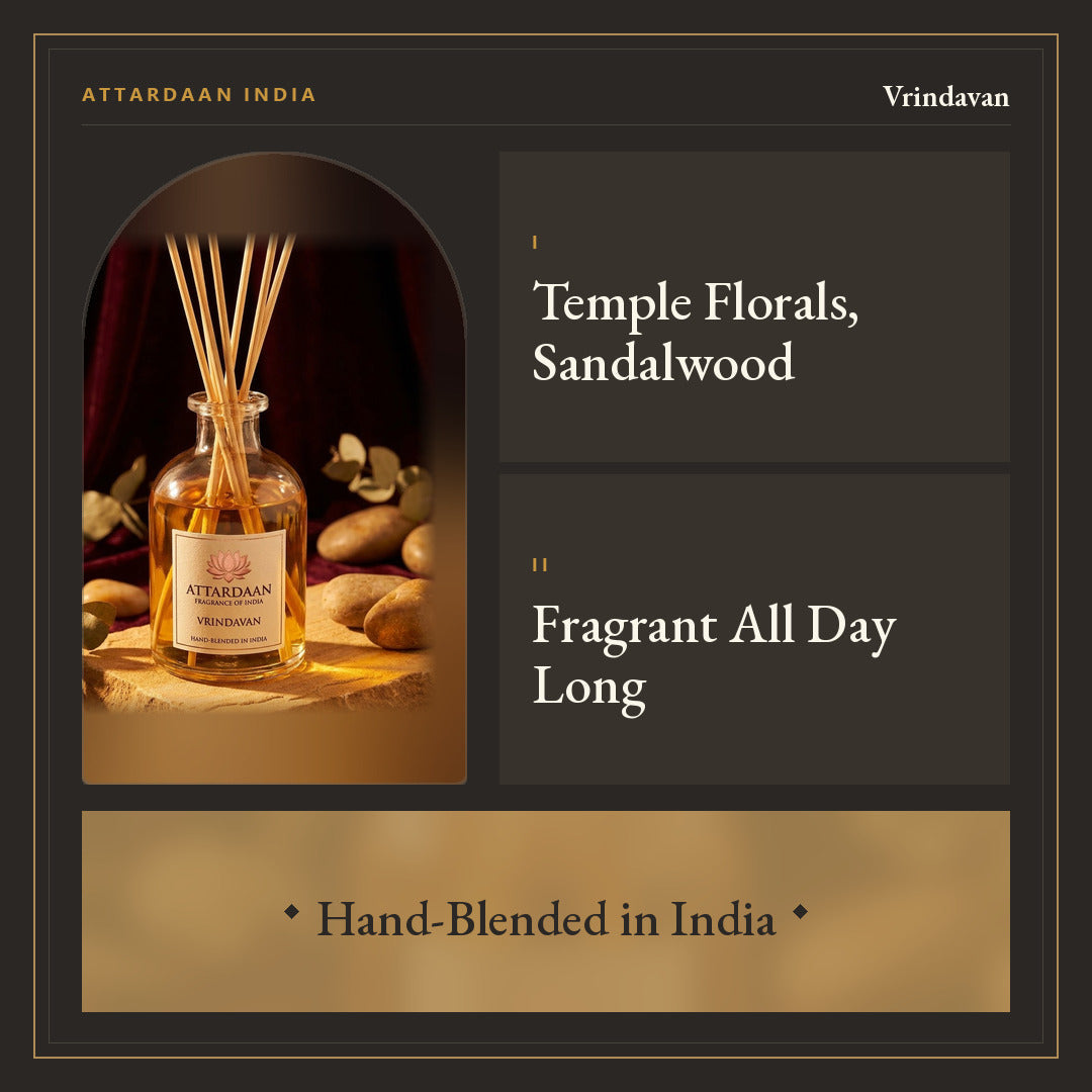 Vrindavan — Banke Bihari Reed Diffuser Oil