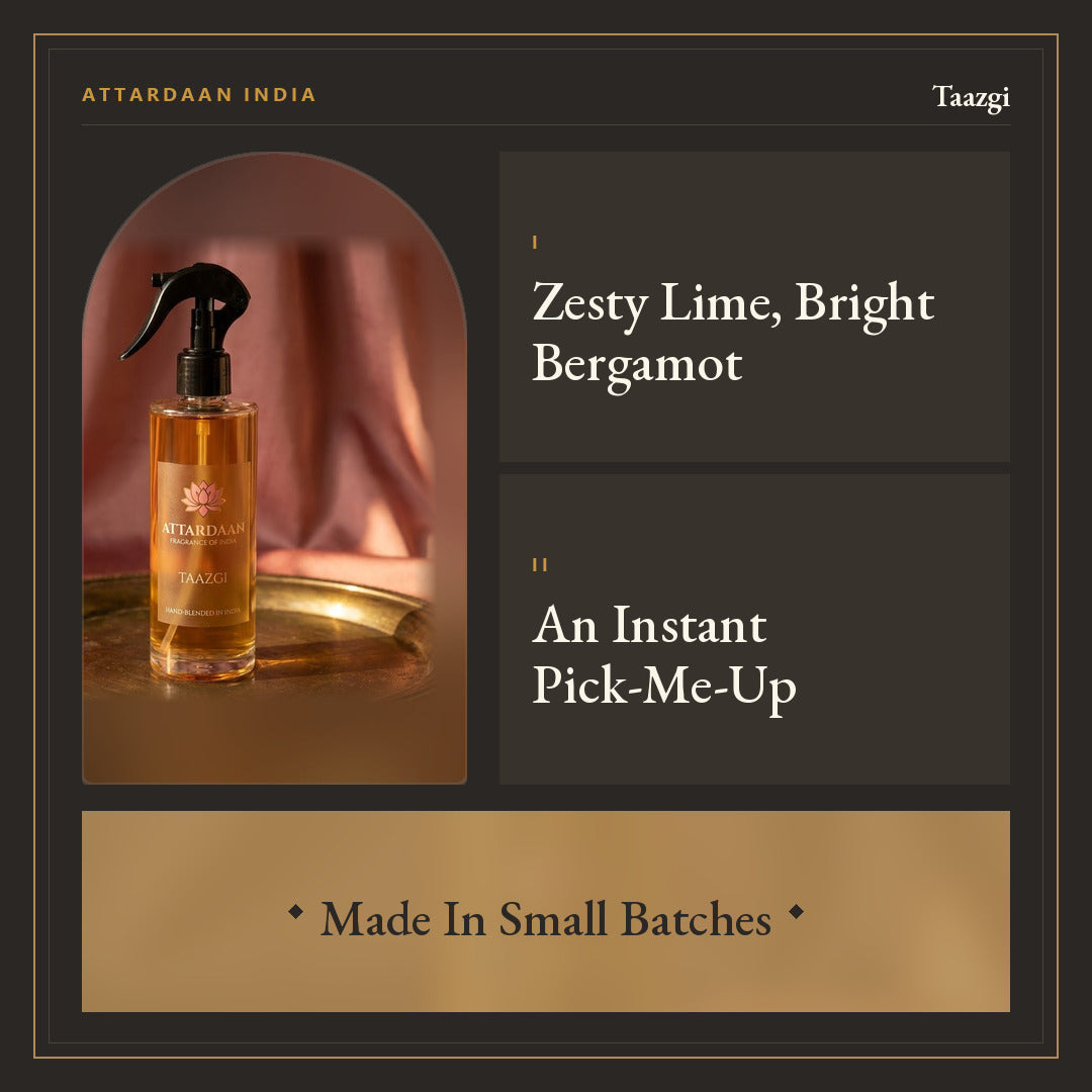 Taazgi — Lime & Bergamot Room Spray